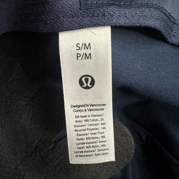 Lululemon Classic Ball Cap Adjustable "Meet You Courtside" NWT S/M (TRNV/WHT) - Picture 10 of 13